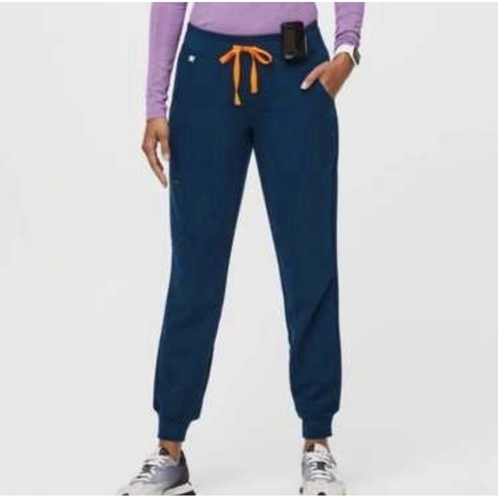 FIGS Women's Zamora Scrub Joggers Teal Size Small Technical Collection